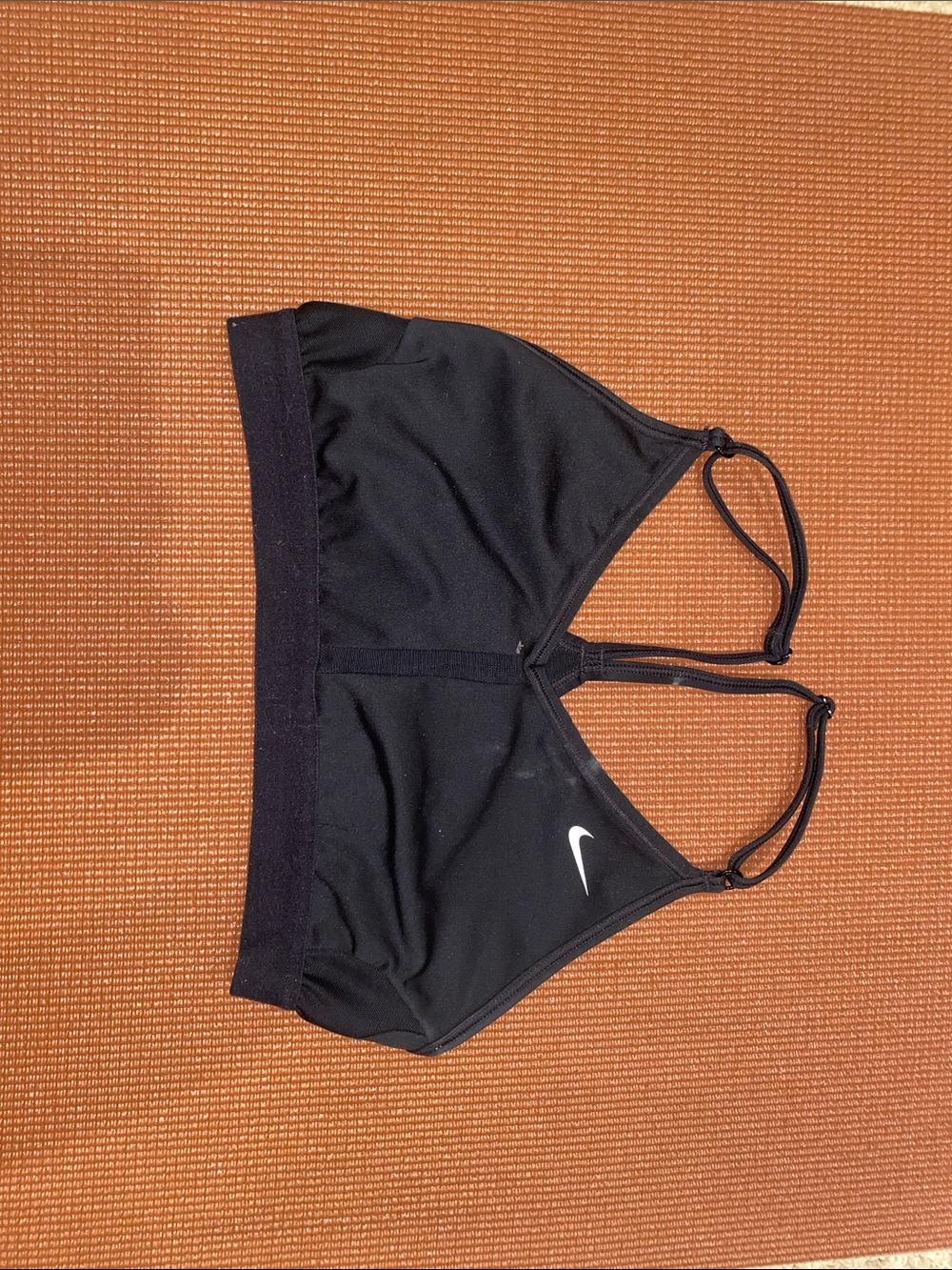 Nike Black Racerback Light-Support Sports Bra
